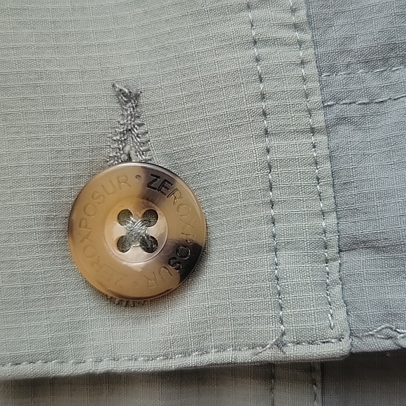 ZeroXposur Man  Gray Flat Front Outdoor Shorts Sz XL Goof Condition - Picture 5 of 10